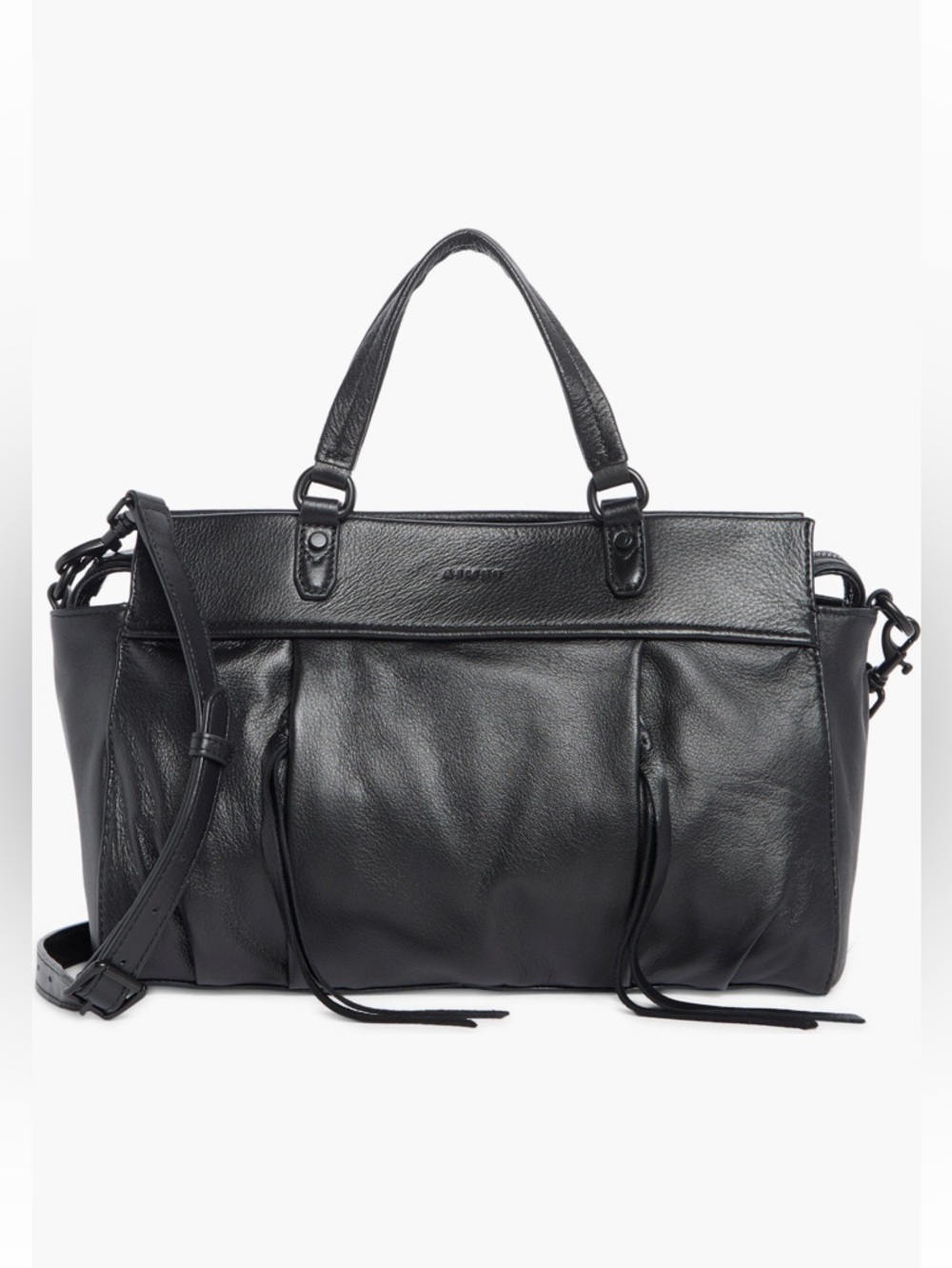 Aimee low key Luxe satchel bag Leather Tote Satchel with Shoulder Strap